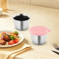 thumbnail image 4 of Stainless Steel Dipping Cup with Lid, 8oz Portable Condiment Container, Non-slip Base & Leak-proof Design for Sauces, Dressings, Ideal for Outdoor Picnics, Bbqs, and On-the-go Meals, 4 of 8