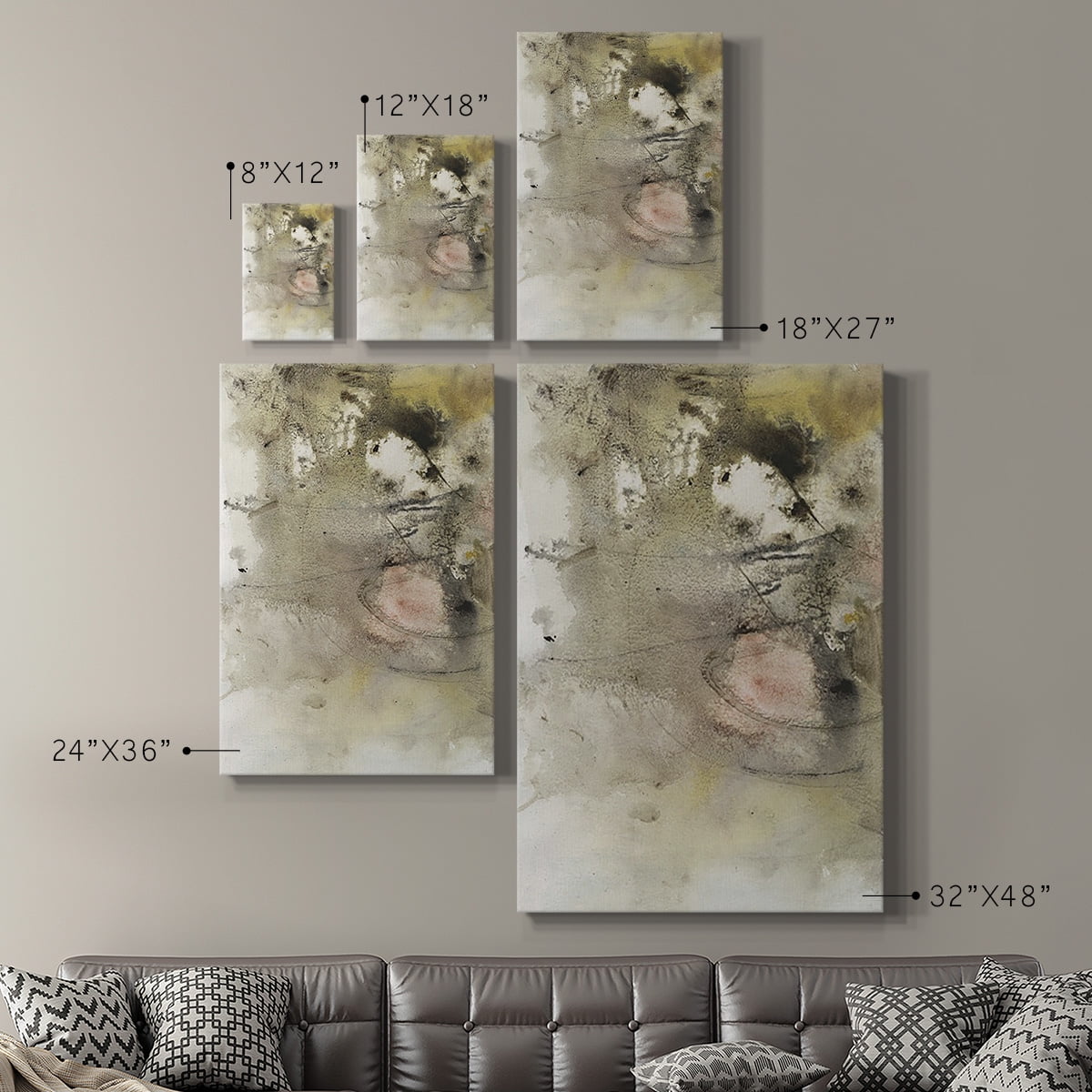Soft Inspiration I Premium Gallery Wrapped Canvas - Ready to Hang