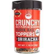 J-Basket Sriracha Crunchy Furikake, Multi Purpose Seasoning Toppers with Granola, 1.76 Oz