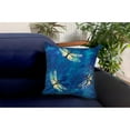 thumbnail image 3 of Liora Manne Illusions Dragonflies Indoor Outdoor Decorative Pillow Midnight, 3 of 6