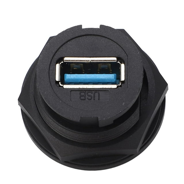 Woeilo USB 3.0 Snap On Connector 16 Pin Independent Socket Female Back Mount Receptacle for Communication with Panel Mount Data Power