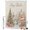 Cream, Crimson, Forest, Tan, variant on Christmas Shower Curtains for Bathroom, Farmhouse Xmas Tree Gifts Snowflake Waterproof Fabric Shower Curtain, Decorative Bathroom Curtain for Bathtub, 72"x72", No Hooks Included