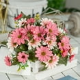 thumbnail image 4 of SPRING PARK 1Pc Artificial Fake Flowers Plastic Daisy Bouquet Party Garden Wedding Home Decor, 4 of 7