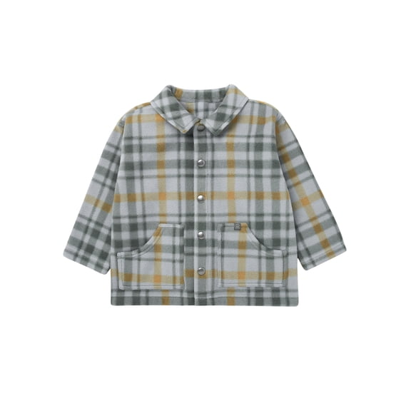 Modern Moments by Gerber Baby and Toddler Boy Shacket, Sizes 0/3 Months - 5T