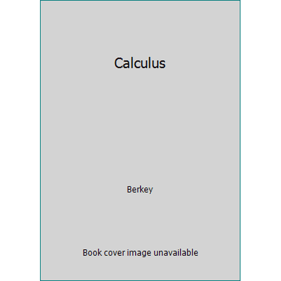 Pre-Owned Calculus (Hardcover) 0030088992 9780030088995