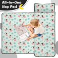 thumbnail image 4 of Cow and Mug Blue Pattern Toddler Nap Mat with Pillow & Blanket, Soft Sleeping Mat for Preschool Daycare Travel Sleepovers, 4 of 6