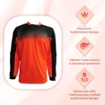 thumbnail image 2 of Camiseta de portero de fútbol Vizari Vallejo para niños naranja/negra, 2 of 4