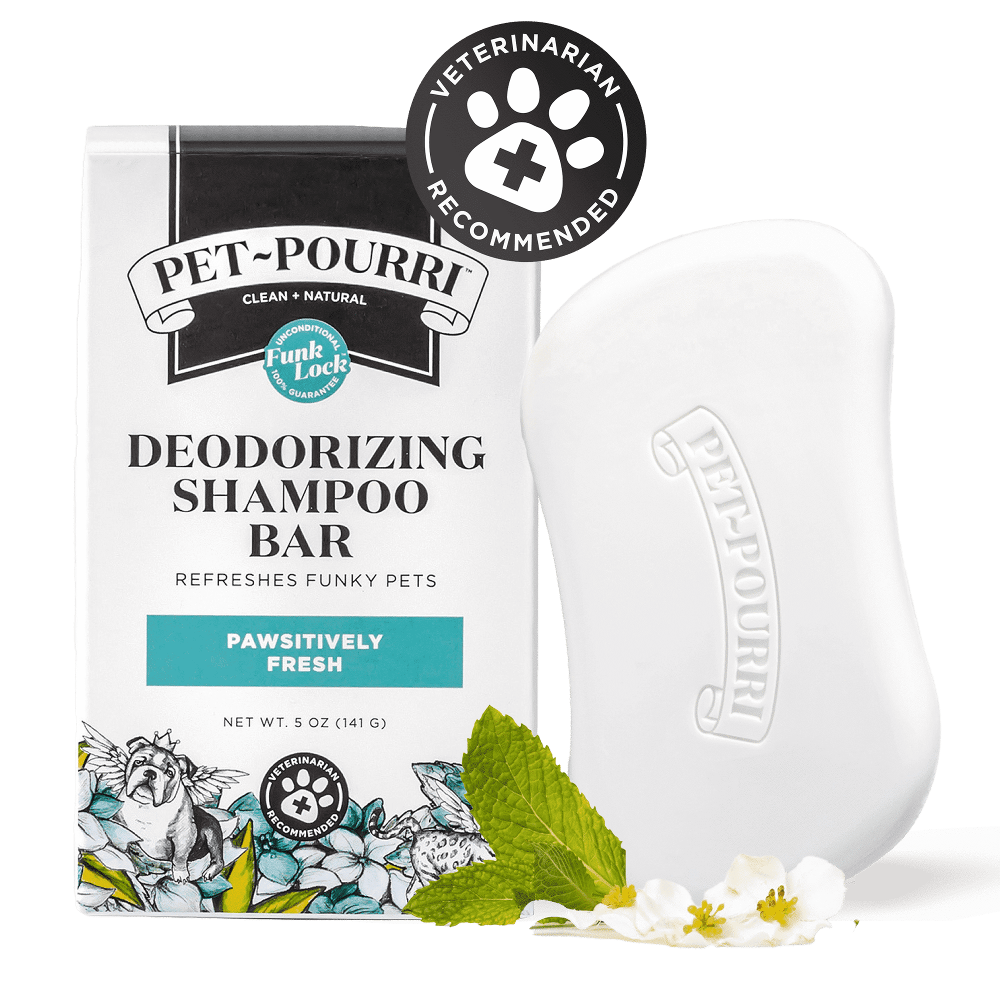Pet Evd 5oz Pawsitively Fresh Pet Shampoo Bar Cspk Natl 12/4 CS