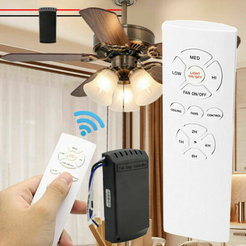 10M Wireless Timing Fan Remote Control Receiver Ceiling Light Kit Lamp`; 