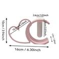 thumbnail image 3 of ZHMRFG Heart Shaped Vase Decor, Geometric Hollow Tabletop Flower Vase, Romantic Versatile Easy to Clean Decor for Valentine's Day Weddings Anniversaries Living Room Kitchen Bathroom Dressing Table, 3 of 9