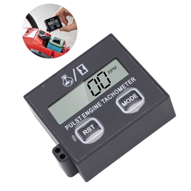 Tacómetro De Motor Pequeño, 30000 RPM Tacómetro De Motosierra De Ajuste Universal Pantalla Digital Para Motocicleta Para ATV