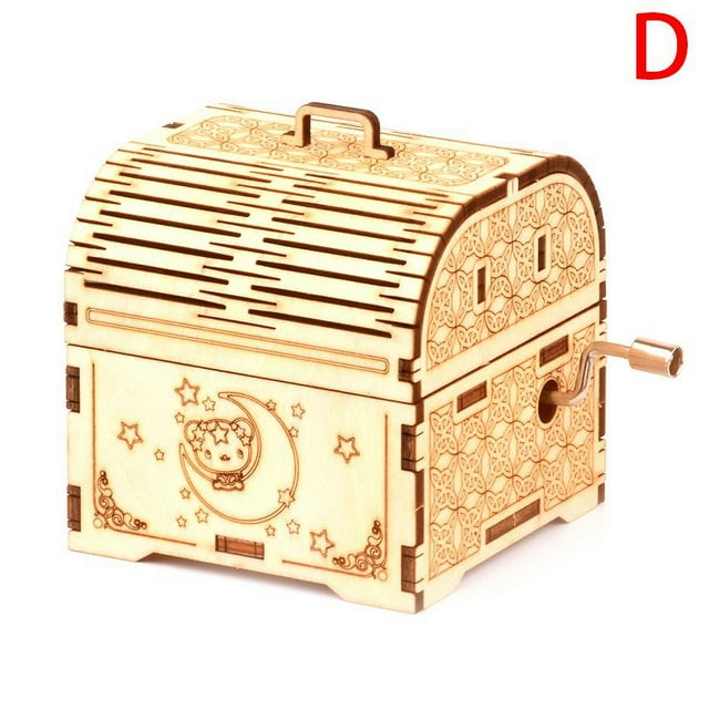 3D Wooden Classical Music Box Puzzle Children Early Educational Wooden Toys