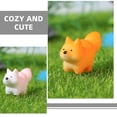 thumbnail image 3 of WEUVEB Craftsmanship Fox Statuettes, Assorted Colors, Perfect for Home Decor, 9Pcs, 3 of 8
