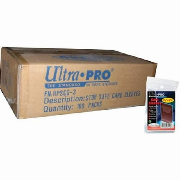 Case of 10000 Ultra Pro Penny Card Sleeves (100 packs of 100)