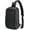Black, variant on Kingsons Anti-Theft Laptop Sling Backpack - 13 Inch, Waterproof, USB Charging Port, TSA Lock, Ideal for Travel and Hiking