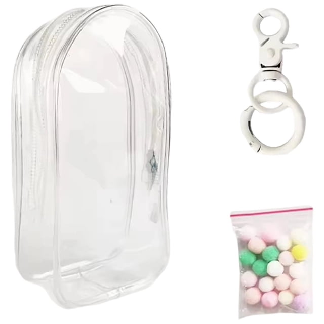 Jiibva Doll Protective Case, Doll Storage Bag Clear Collector Storage Box Case For Doll Portable Collector Display Case Durable Doll Case for Doll Enthusiasts