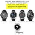thumbnail image 5 of LGSY Silicone Bands for Samsung Gear S3 Frontier/Classic Watch, Samsung Galaxy Watch 3 46mm Women Men Sports Band Strap Wristband, 5 of 13