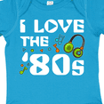 thumbnail image 4 of Inktastic I Love the '80s-musical Notes Boys or Girls Baby Bodysuit, 4 of 5