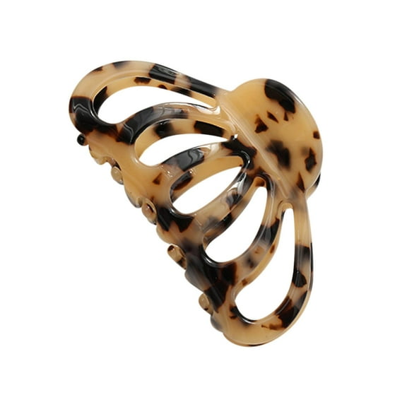 Hair Claw for Women, Pretty Clip, Doesn't slide out of your hair, Grip for Thick Hair, Khaki