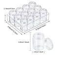 thumbnail image 3 of FNNMNNR 1 Set 12 Pieces Small Round Boxes with Lid Bead Storage Simple Design Convenient Containers for DIY Small Items, 3 of 6