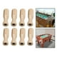 thumbnail image 1 of 8x manijas de mesa de fútbol empuñadura de mango de futbolín accesorio duradero de madera reemplazos de varilla de mango de futbolín para juegos para color madera DYNWAVEMX Empuñadura de futbolín, 1 of 8