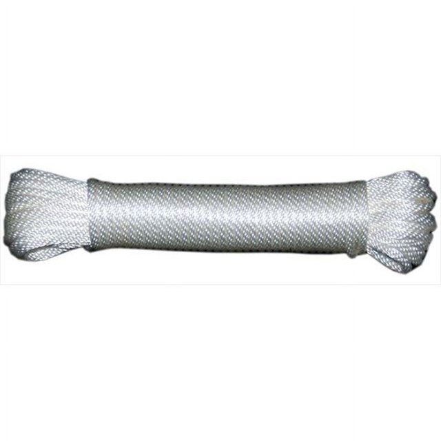 T.W. Evans Cordage 44-060 .1875 in. x 100 ft. Solid Braid Nylon Rope Hank