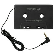 Maxell CD-330 Cassette Audio Adapter, Black