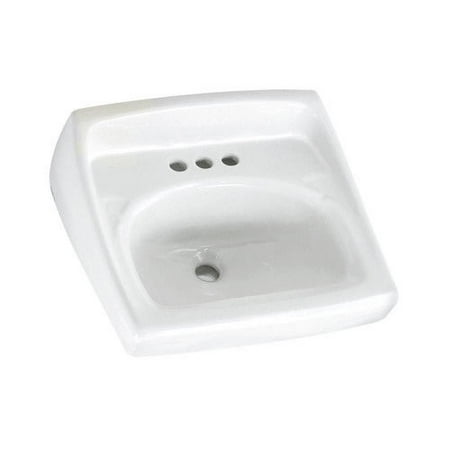 - American Standard 0355.012.020 Lucerne Wall Mount Vitreous China Bathroom Sink (White)