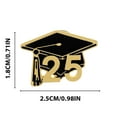 thumbnail image 3 of Moocorvic Class of 2025 Graduation Pins Bulk Souvenir Emblem Graduation Cap Lapel Pins Congrats Badges Button 2025 Grad Gifts for High College Teacher Student Party Favor, 3 of 7
