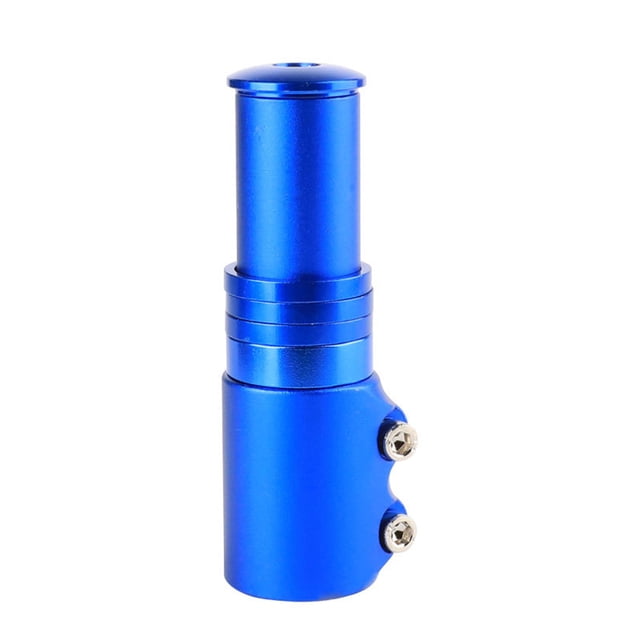Eigraketly Vástago de bicicleta de montaña, extensor de manillar de bicicleta de carretera portátil, pieza de modificación ajustable, mantenimiento de Ciclismo Azul Eigraketly OD022420-02
