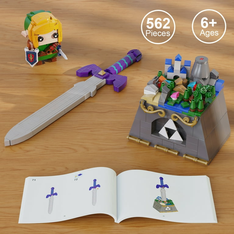 Breath of the Wild Master Sword & Link Action Figures Building
