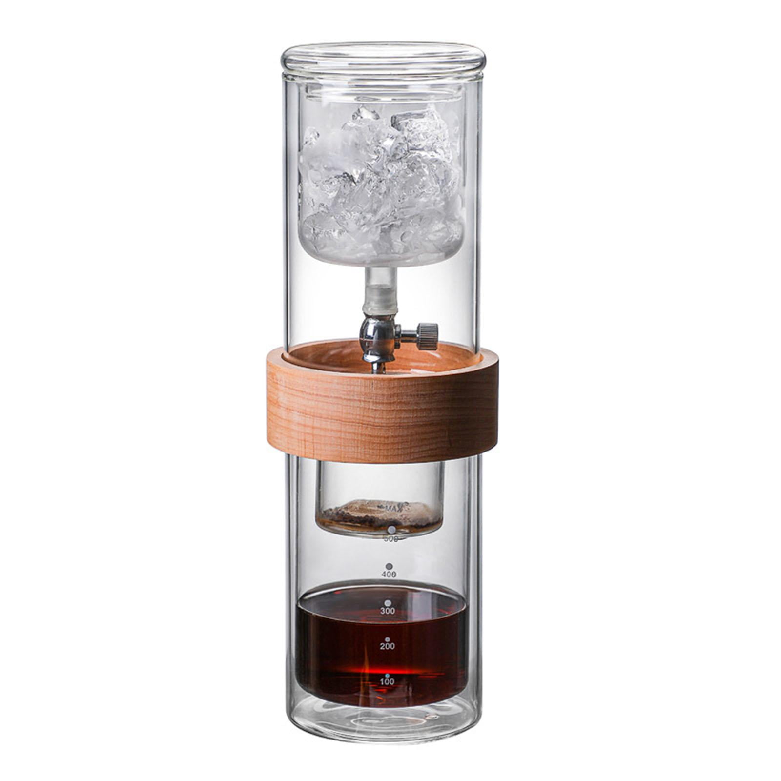 Ice Drip Coffee Pot Bottle Dripper Coffee Mug for Kitchen Outdoors Camping
