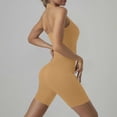 thumbnail image 5 of Fancifize One Piece Jumpsuit for Women Workout Capri Catsuit Yoga Halter Backless Sleeveless Rompers, 5 of 6