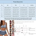 thumbnail image 3 of Bikini Sets for Women Push up Bikini Top with Removable Padded High Waisted Bottoms 2 Piece Bathing Suit Swimwear, 3 of 6