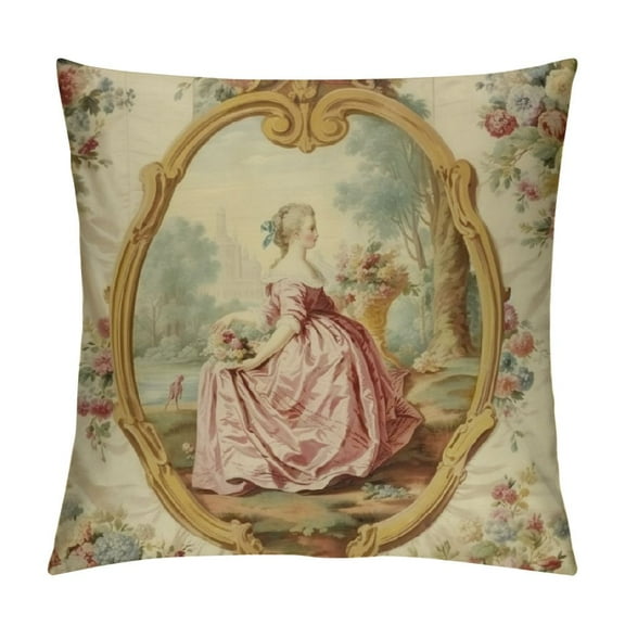 JRXY  Vintage Pillow Covers ,French Century Pillow Covers Outdoor Decorative Pillow Covers for Couch Bed Sofa Cushion Farmhouse Pillowcases White