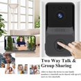 thumbnail image 2 of Video Doorbell Wireless Camera  Battery Powered with Chime  Motion Detection Two-Way Audio  App Operation, 2 of 8
