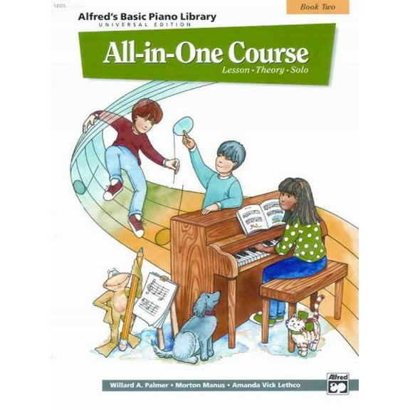 Alfred's Basic All-in-One Course, Bk 2: Lesson * Theory * Solo (Universal Edition)