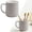 B, variant on 1 Pack Reusable Plastic Mug with Handle, Modern Unbreakable Drinking Cup, Multi-Purpose Tumbler for Bathroom Rinsing, Kitchen, and Coffee, 11x8.2 cm (B)