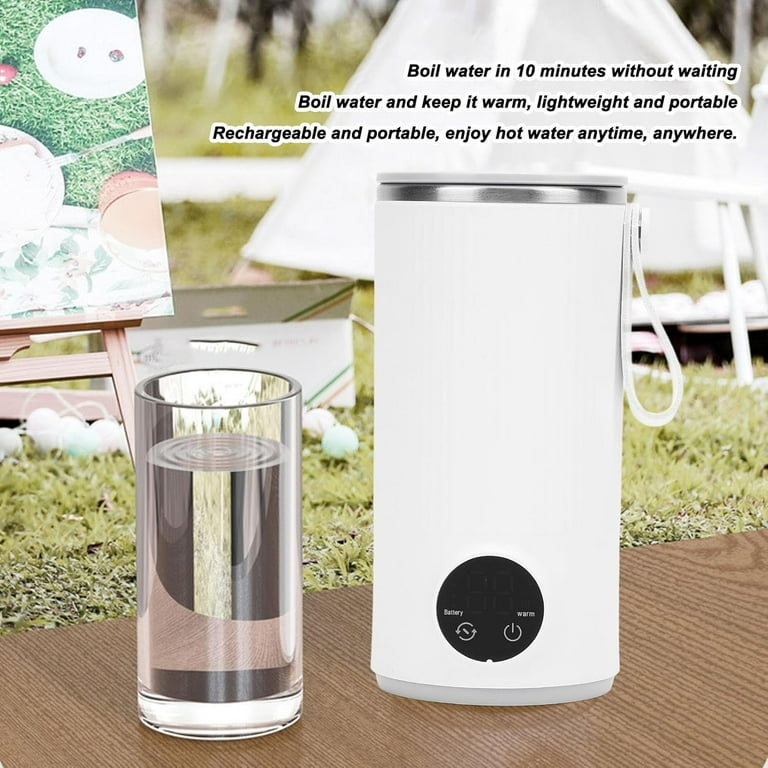 Portable Water Battery Powered Water Heater For Tea Travel