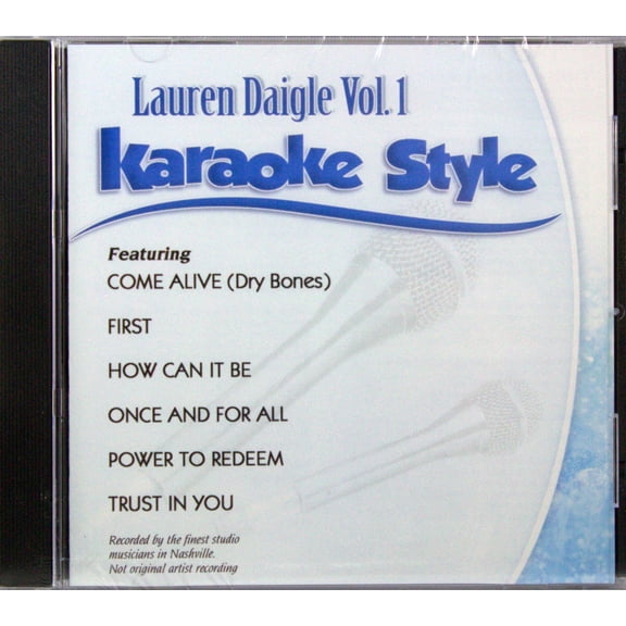 Lauren Daigle Volume 1 Daywind Christian Karaoke Style NEW CD G 6 Songs