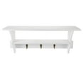 thumbnail image 4 of Shisuyan Entryway Floating Shelf White Wood Plastic Board for Homeowners 1Pcs, 4 of 9