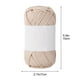 thumbnail image 3 of Hilo de crochet para tejer | Acrílico de fibra de leche multicolor | Hilo suave, duradero y lustroso | Madeja de 50g | Manualidades DIY, Suéteres, Bufandas, Sombreros, Muñecas | Textiles semicálidos, 3 of 6