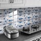 thumbnail image 4 of Decoración Adhesivos de cristal para azulejos de pared 1 unidad Adhesivo para cocina 2D Adhesivo para baño Azulejos de pared Manualidades y costura, 4 of 8