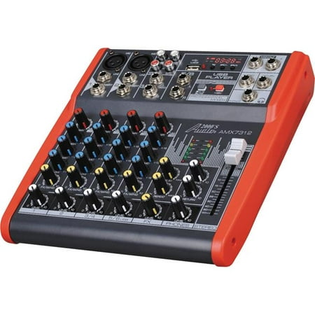 AUDIO2000S AMX7312 Professional Six-Channel Audio Mixer With USB and DSP (Best Home Theater Processor)