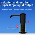 thumbnail image 5 of Kitchen Sink Soap Dispenser Pump Extension Tube 36" Under-Counter Hose Fits 0.4-4cm Holes Black/Gray/Silver Easy Install & Refill Multi-Purpose Use, 5 of 8