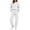 White, variant on Fmbrln Women's Tracksuit 2 Piece Outfit Crew Neck Long Sleeve Sweatshirt and Jogger Pants Sets Loose Casual Fall Winter Outfit