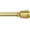 Gold, variant on eTeckram 5/8" Single Curtain Rod with Vieve Finials,Pewter,28‘’-48‘’