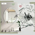 thumbnail image 4 of WallBeyond 24" x 24" White Round Bathroom Decorative Wall Mirror, 4 of 7