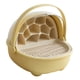 thumbnail image 5 of Caja de cría de gusanos de seda, hogar irrompible para tortugas, caja de crecimiento para gusanos de seda e incubación. Amarillo, 5 of 9
