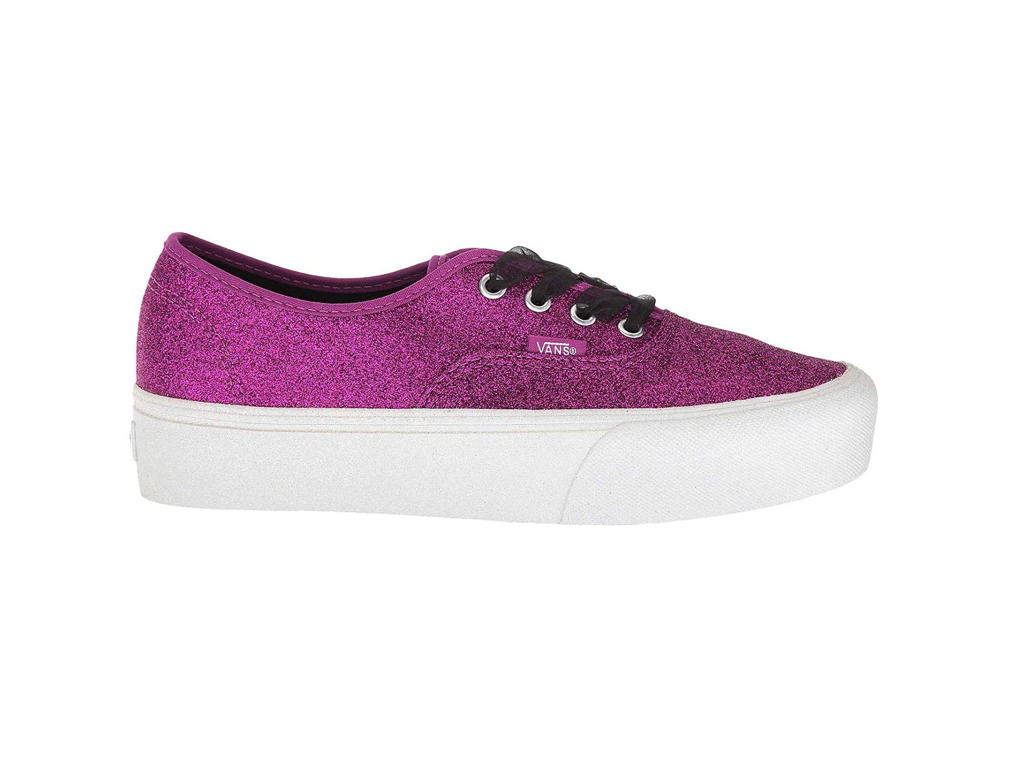 vans platform glitter